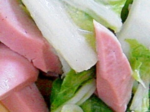 魚肉ソーセージとお野菜のコンソメ炒め